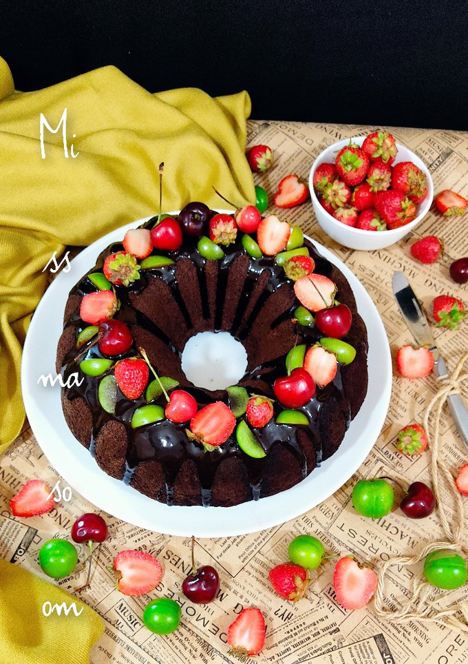 عکسی از دستور کیک شکلاتی