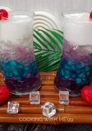 Foto resep Blue Shappire Ice Ala Thai