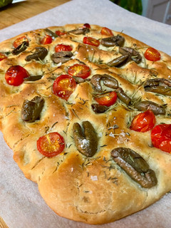 Una foto de Focaccia súper fácil en 30 min