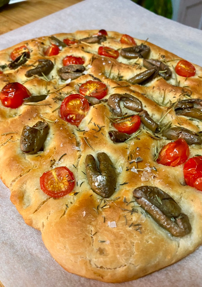 Una foto de Focaccia súper fácil en 30 min