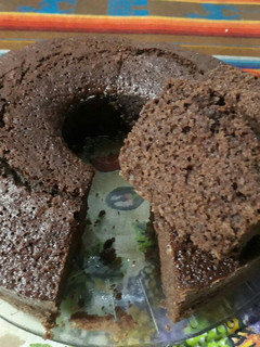 Una foto de Budín de chocolate húmedo y esponjoso