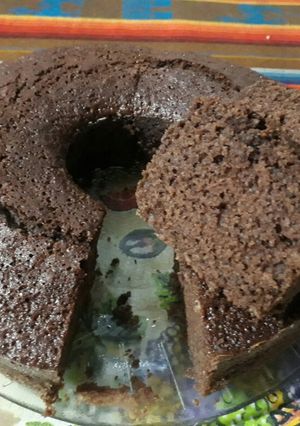 Una foto de Budín de chocolate húmedo y esponjoso
