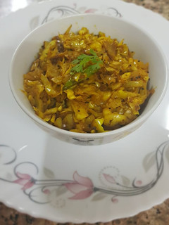 A picture of Simple spicy cabbage sabji.