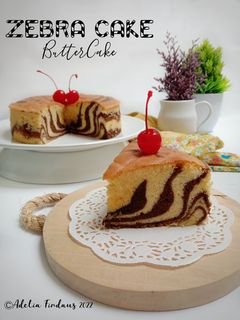 Foto resep Zebra Cake (Butter Cake)