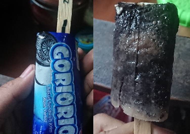 Es krim gorio susu coklat