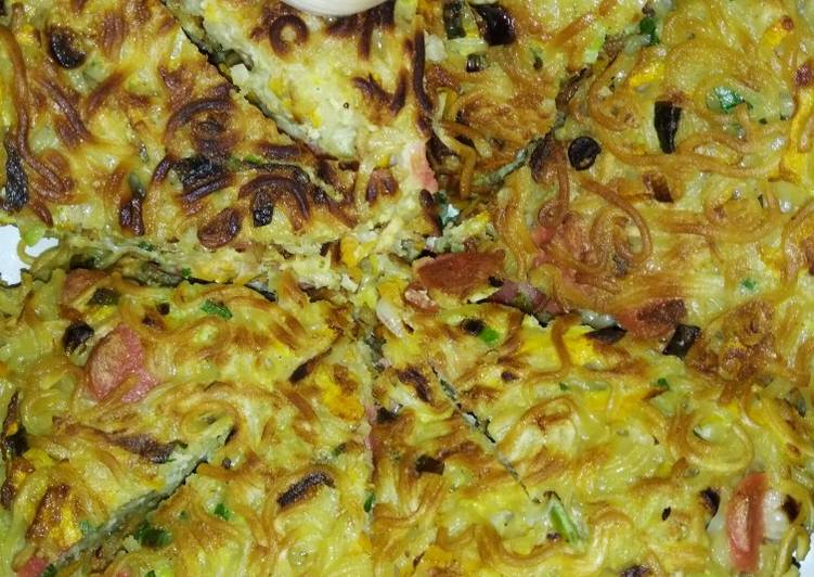 Resep Omelet Mie Instant Anti Gagal