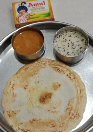 A picture of Benne dosa.