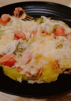 Rakott zöldség besamellel recept fotója
