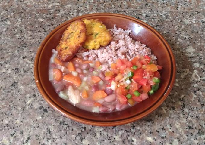 Sup Kacang Merah + Sambal Dabu 🍅🌶