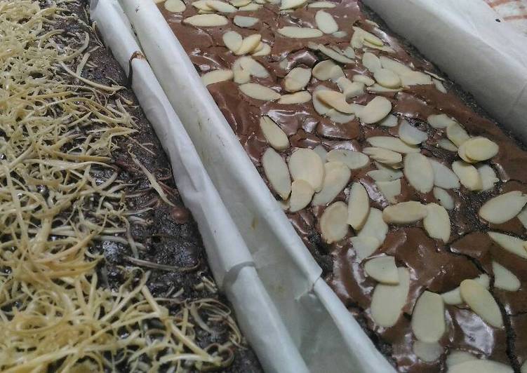 Langkah Mudah untuk Menyiapkan Brownie perempat by me Anti Gagal