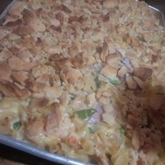 A picture of Creamy Chicken Noodle Casserole.