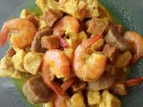Udang bakso bumbu kuning