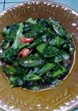 Foto resep Tumis sawi hijau (menu simpel sahur)