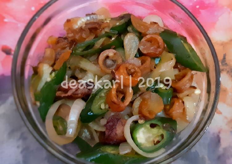 Cumi asin cabe ijo