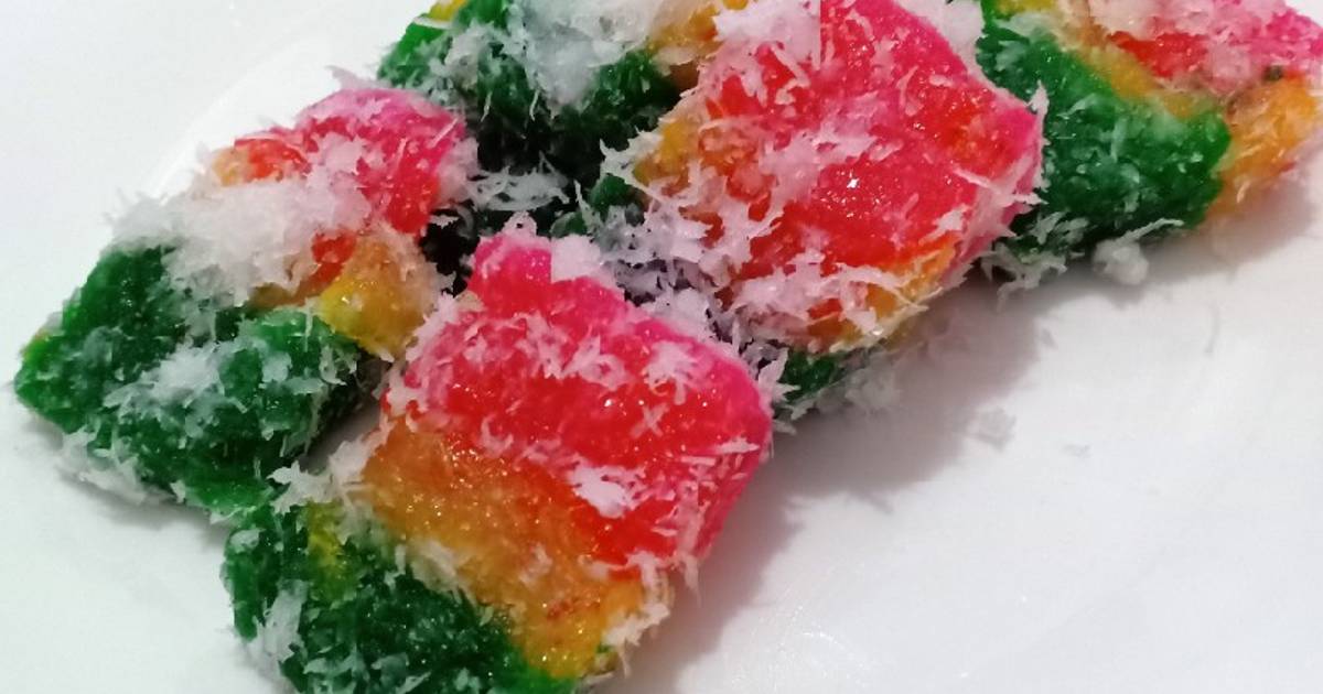 Resep Lapis Singkong Pelangi Alla Sept Oleh Septi Rahadianatul Cookpad