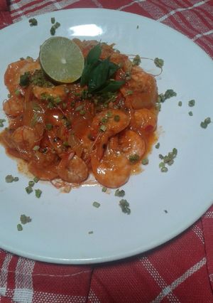 Foto resep Udang Saus Pedas Manis