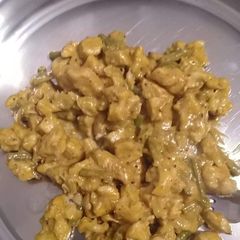 A picture of Chicken curry stew.