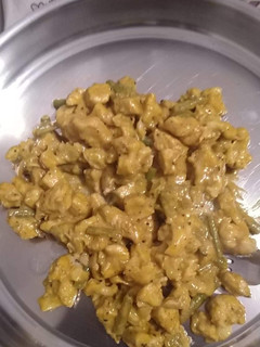 A picture of Chicken curry stew.