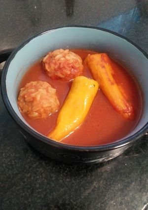 Töltött paprika recept fotója