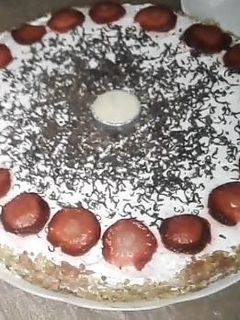 صورة لوصفة 🍓 تورتة بالفراولة 🍓