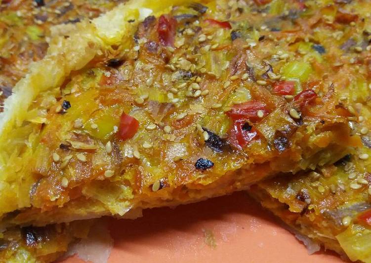 Tarta de puerro