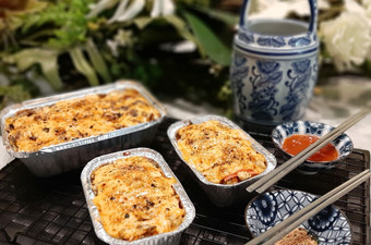 Cara Membuat Salmon kani mentai rice Gampang