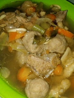 Foto resep Sup daging + pentol