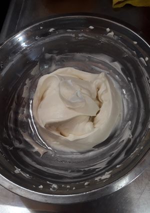 Una foto de Crema chantilly