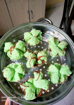Foto resep Bolu Kukus Pandan Coklat
