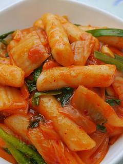 泡菜炒年糕 的食譜成品照片
