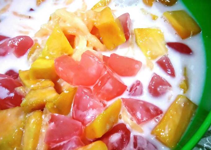 Resep: Es Buah Segar Irit Anti Gagal
