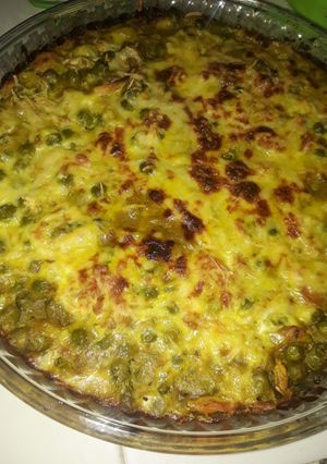 صورة لوصفة غراتان الجلبانة (البازيلا)