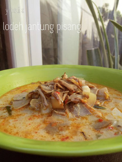 Foto resep Lodeh jantung pisang