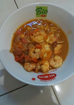 Foto resep Udang saos padang ala rumahan