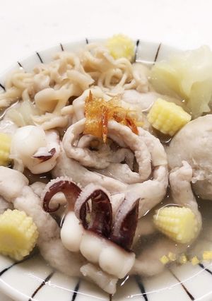 海鮮魚漿麵 的食譜成品照片