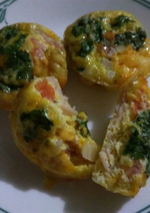 Una foto de Muffins de huevo