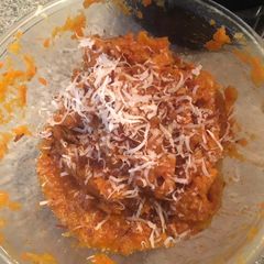 A picture of Coconut-lime sweet potatoes with walnuts.