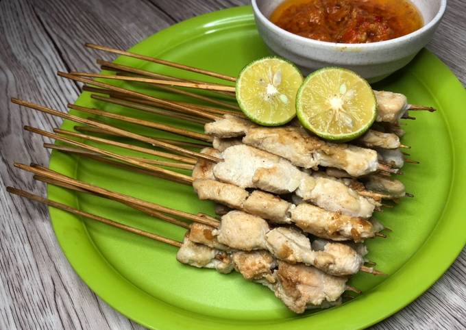 Resep Sate Taichan bumbu jahe Anti Gagal