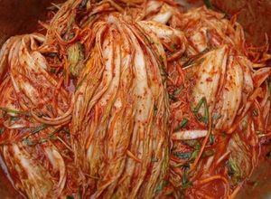 Hình của món Kim chi hàn quốc.