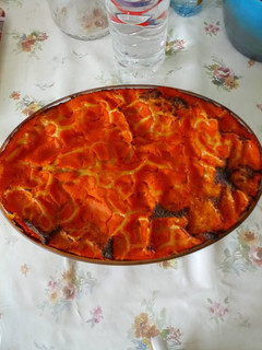 Una foto de Lasaña de verduras con atún sin bechamel ni queso