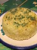 Dôme de riz basmati aux épices indiennes et coriandre hachée