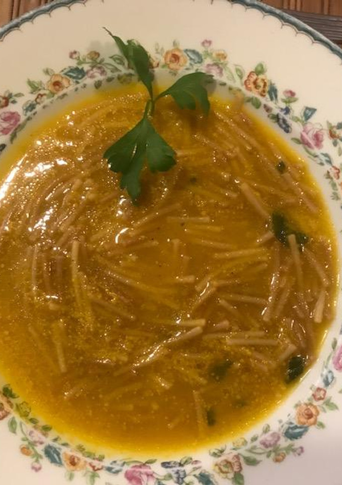 Una foto de Fideos en zanahoria 🥕