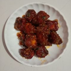 A picture of Paneer Schezwan Dry.