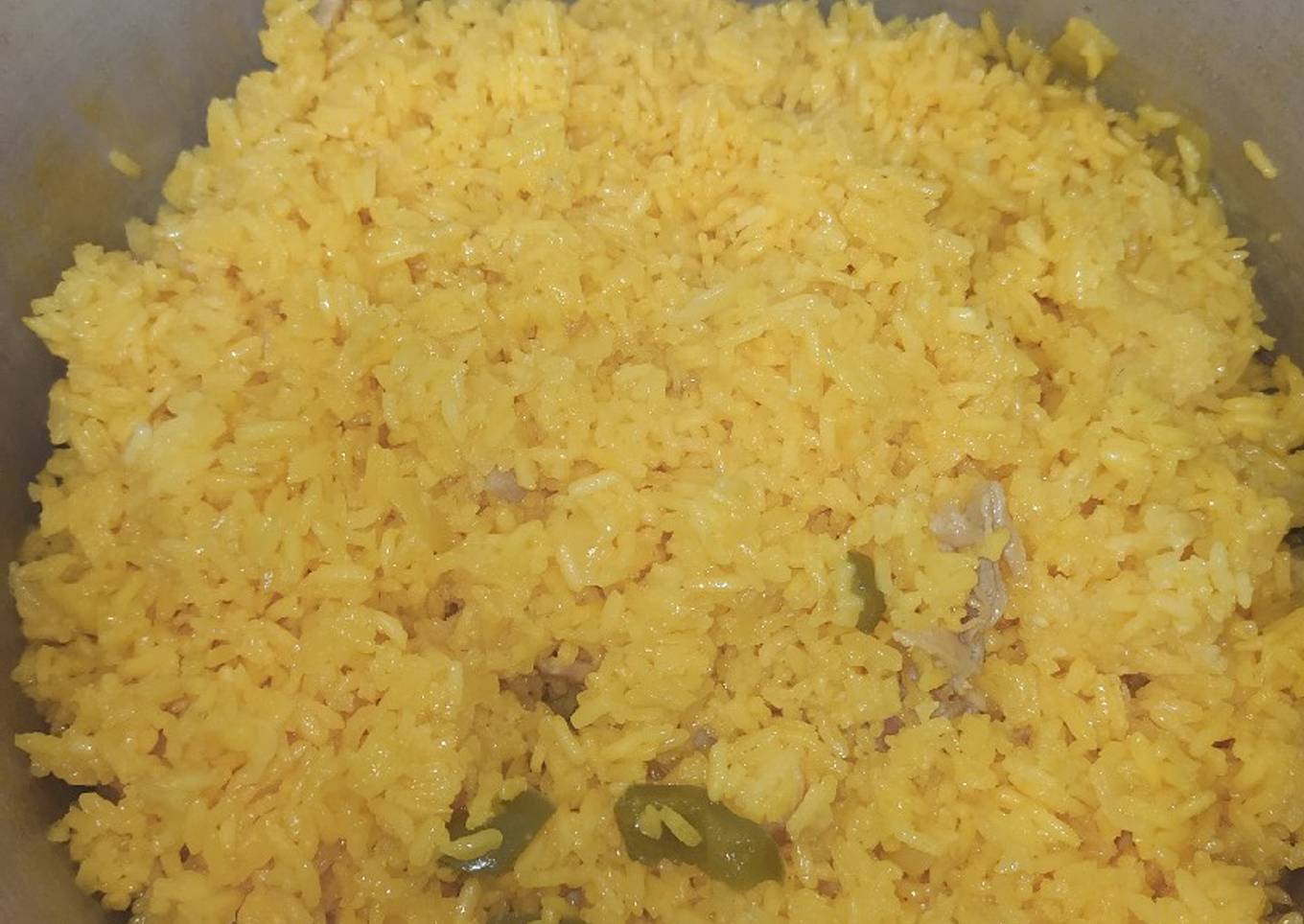 Arroz amarillo a mi estilo