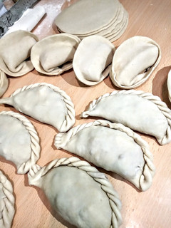 Una foto de Masa para empanadas fritas