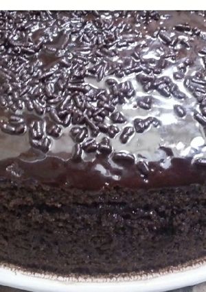 صورة لوصفة كيكة اسفنجة بالشوكولاته رائعة