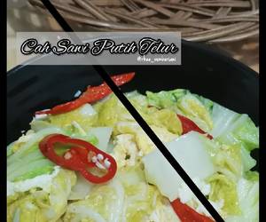 Ini Caranya Tumis Sawi Putih Telur Praktis Enak