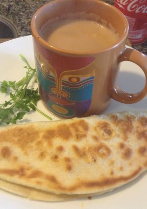 A picture of Desi Quesadilla for.75 cents.