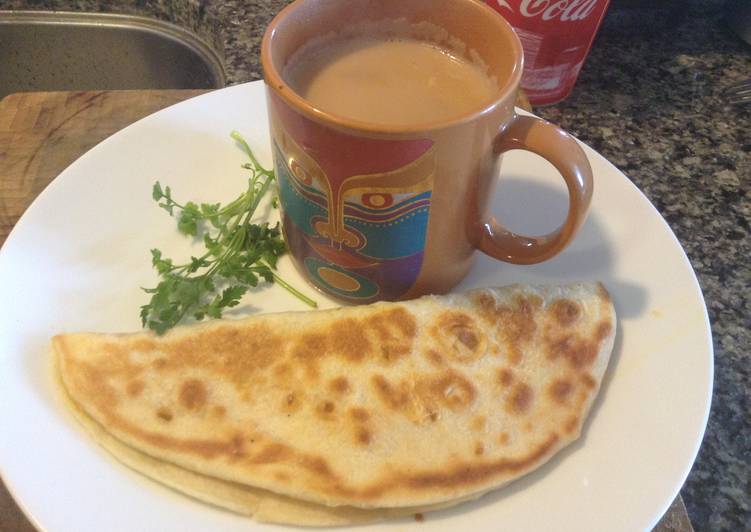 Simple Way to Make Super Quick Homemade Desi Quesadilla for.75 cents