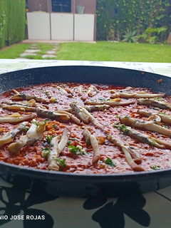 Una foto de Arroz de navajas